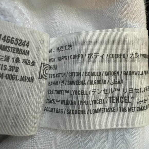 Abercrombie & Fitch Curve Love High Rise Cropped Wide Leg Jeans Womens 14S White - Picture 14 of 15